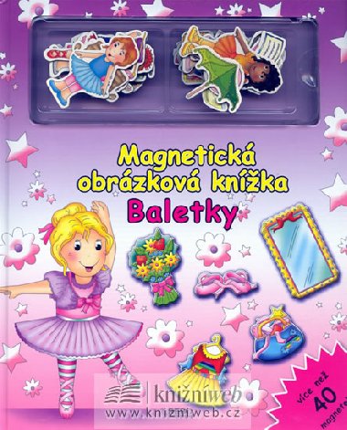 Magnetick obrzkov knka baletky - 