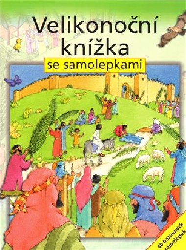 Velikonon knka se samolepkami - 