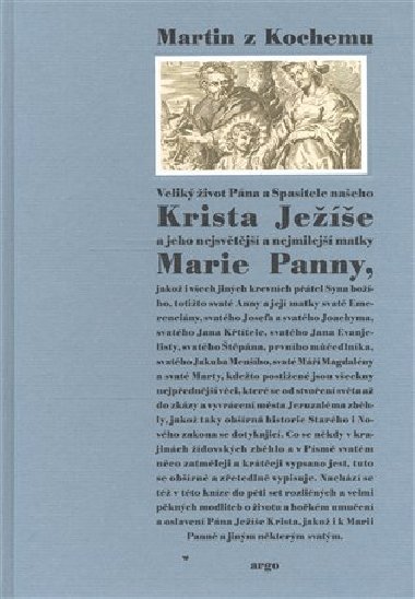 Velik ivot Pna a Spasitele naeho Krista Jee - Martin z Kochemu