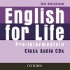 English for life pre- intermediate class audio cds - 