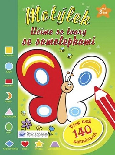 Motlek ume se tvary se samolepkami - 