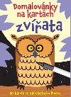Domalovánky na kartách - Zvířata (Krabička + fix + 50 karet) - Svojtka