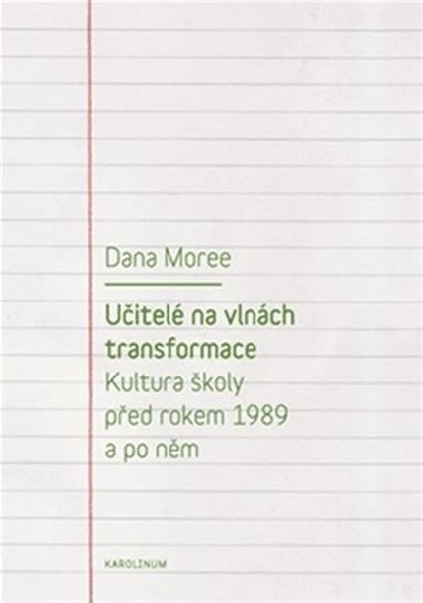 Uitel na vlnch transformace - Dana Moreeov