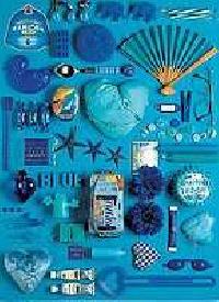 Puzzle Heye 500 dílků Andrea Tilk Brilliant Blue - Andrea Tilk