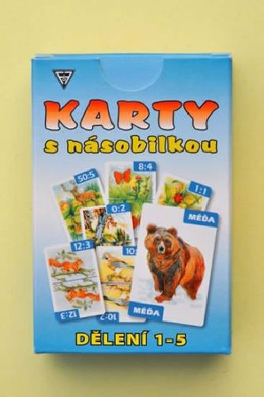 Karty s násobilkou - Násobení 1-5 - Flösslerová Dobruška, Mgr.