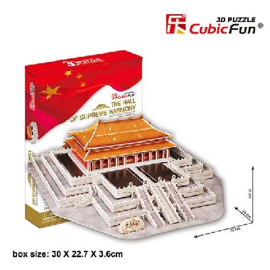 Puzzle 3D Hall of Supreme Harmony - 100 dlk - CubicFun