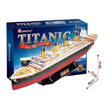 Puzzle 3D Titanic - 113 dlk - CubicFun