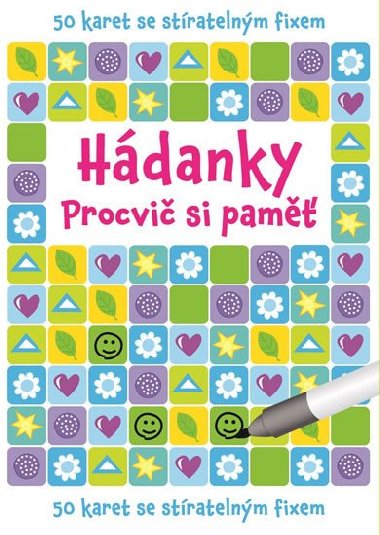 Hdanky procvi si pam - Krabika + fix + 50 karet - Svojtka