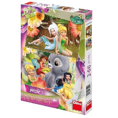 Vly Zvonilka a tvot netvor - puzzle 2x66 dlk - neuveden