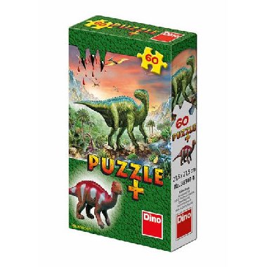 Dinosaui - puzzle 60 dlk + figurka - neuveden