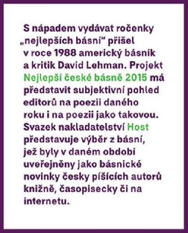 Nejlep esk bsn 2015 - Petr Borkovec; Tom Gabriel