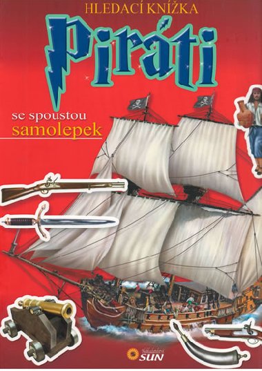 Pirti - Hledac knka se spoustou samolepek - Nakladatelstv SUN