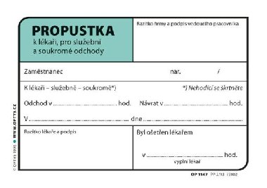 Propustka A7 - Optys