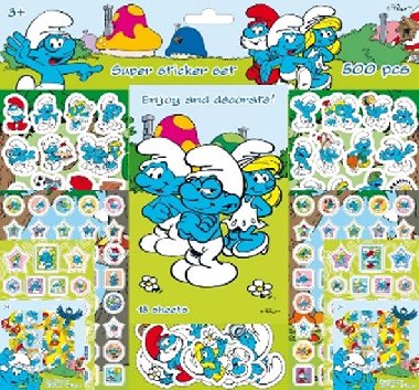 moulov - 500 samolepek - Peyo