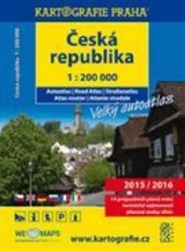 esk republika autoatlas 1:200 000 (Velk formt) - Kartografie