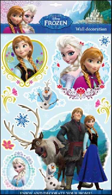 Ledov krlovstv - 3D samolepky na ze - Walt Disney