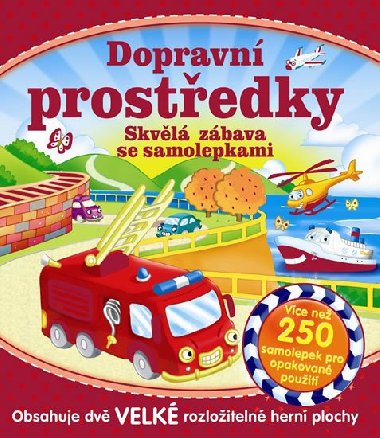 Dopravn prostedky - Skvl zbava se samolepkami - Svojtka
