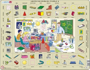 Puzzle MAXI - Hodina anglitiny  6./70 dlk - Larsen