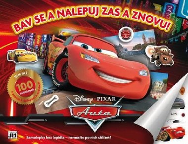 Bav se a nalepuj zas a znovu! Auta - Walt Disney