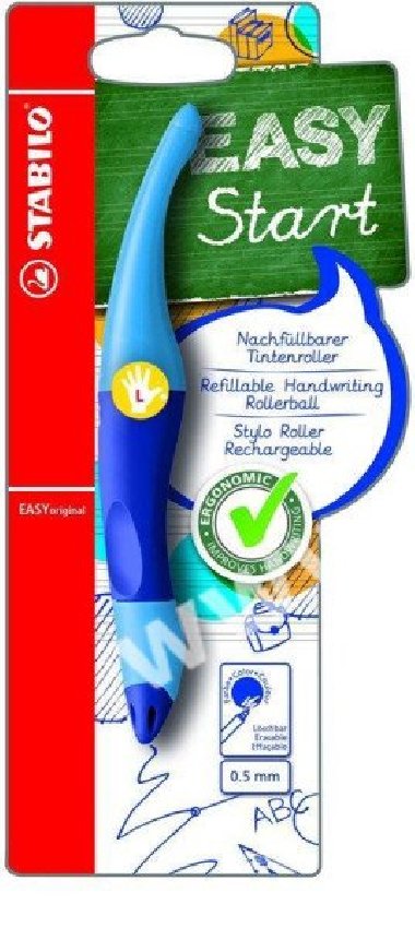 Roller Stabilo EASYoriginal svtle/tmav modr pro levky - 
