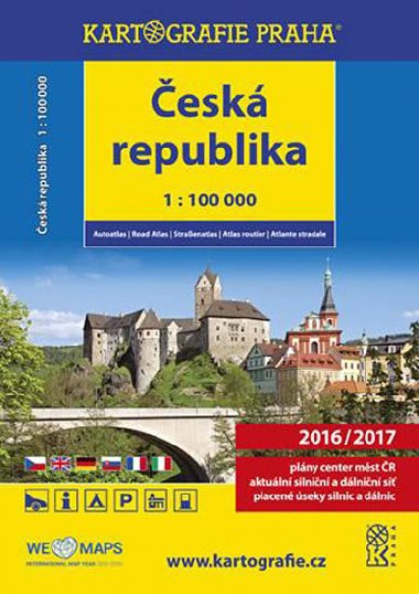 esk republika - autoatlas 1:100 000 (Kartografie) - Kartografie