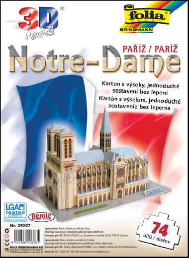 3D model Notre-Dame Paříž - 
