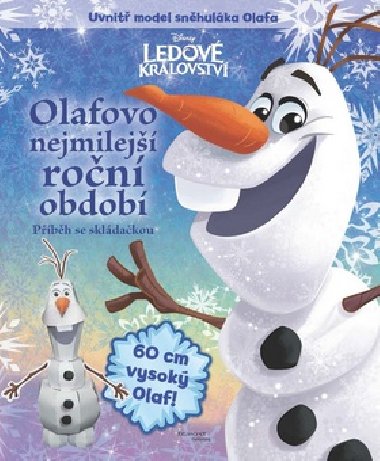 Ledov krlovstv s Olafem (paprov model Olafu 60 cm) - Walt Disney