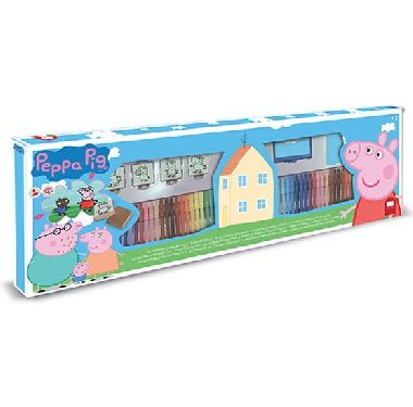 Raztka Peppa pig, felt-tip pens box - neuveden