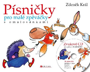 Psniky pro mal zpvky s omalovnkami + CD - Zdenk Krl