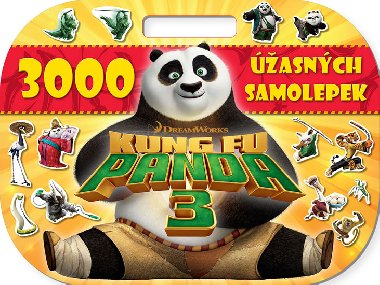 Kung Fu Panda 3 Velk kniha samolepek a her - DreamWorks