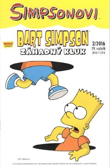 Simpsonovi - Bart Simpson 2/2016 - Zhadn kluk - Matt Groening