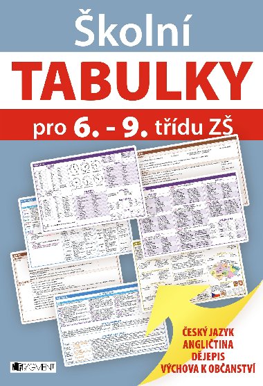 Školní TABULKY pro 6.-9. třídu ZŠ (humanitní předměty) - Fragment