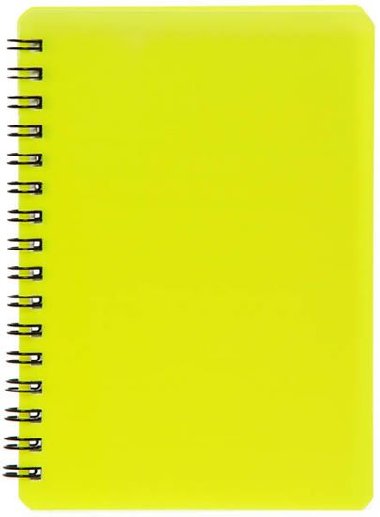 Plastic blok NEON lut A6, linka, 60 list - Bobo Blok