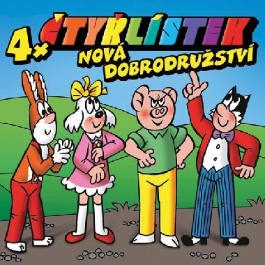 Čtyřlístek Nová dobrodužství 4x - CD - Ivan Trojan; Miroslav Táborský; Ondřej Brzobohatý