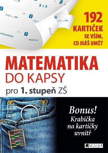 Matematika do kapsy pro 1.stup. Z (192 kartiek) - Fragment