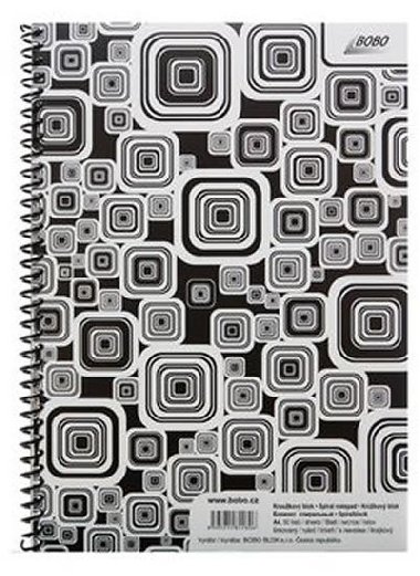 Blok Black & White A4 linka - 