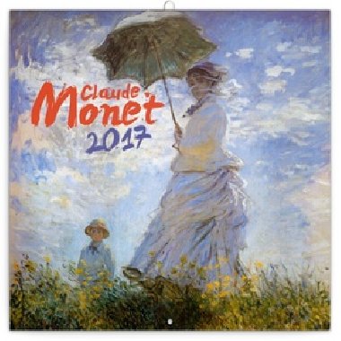 Claude Monet - Kalendář nástěnný 2017 poznámkový - Claude Monet