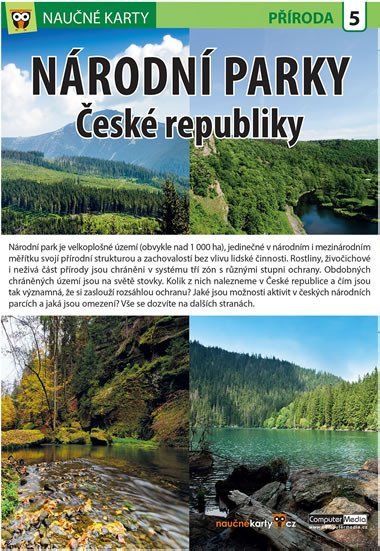 Naun karty Nrodn parky esk republiky - 