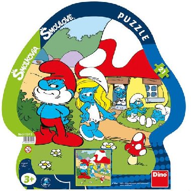 moulov Voln den - puzzle 21 dlk deskov - Peyo