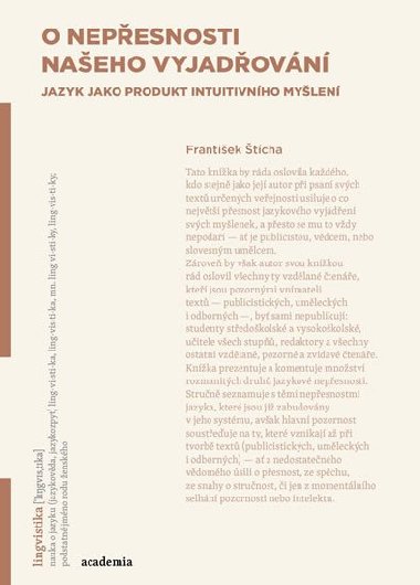 O nepesnosti naeho vyjadovn - Frantiek tcha