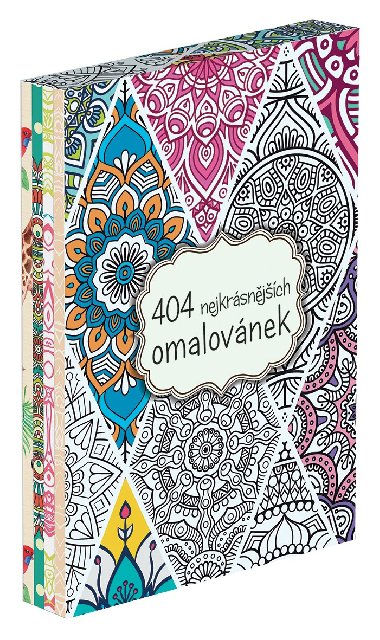 404 nejkrsnjch omalovnek BOX - CooBoo