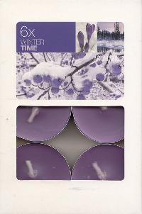 Svíčky vonné čajové 6 kusů Winter Time - Bolsius