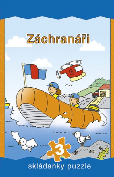Kdo ti pome Zchrani - 3 skldanky puzzle - Junior