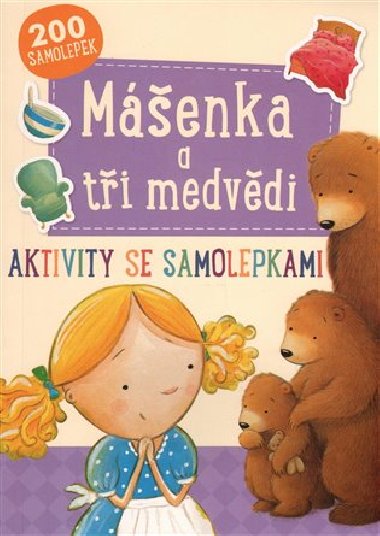 Menka a ti medvdi - Aktivity se samolepkami - neuveden