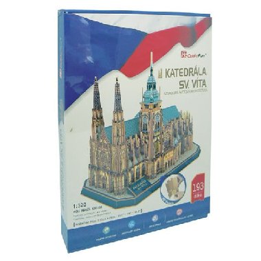 3D Puzzle Katedrla Sv. Vta -193 dlk - neuveden