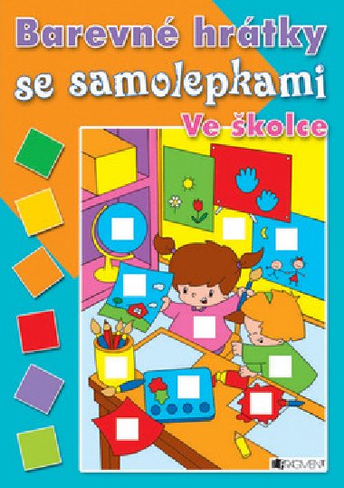 Barevn hrtky se samolepkami ve kolce - 