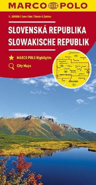 Slovensko mapa 1:200 000 (ZoomSystem) Marco Polo - Marco Polo