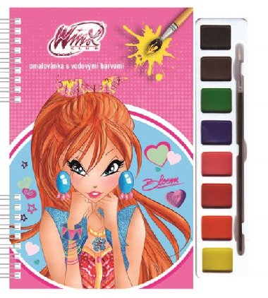 Winx Club Bloom - Omalovnky s vodovmi barvami - neuveden