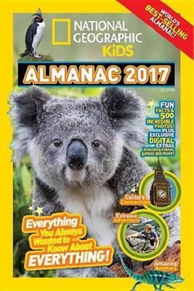 Kids Almanac 2017 National Geographic - neuveden