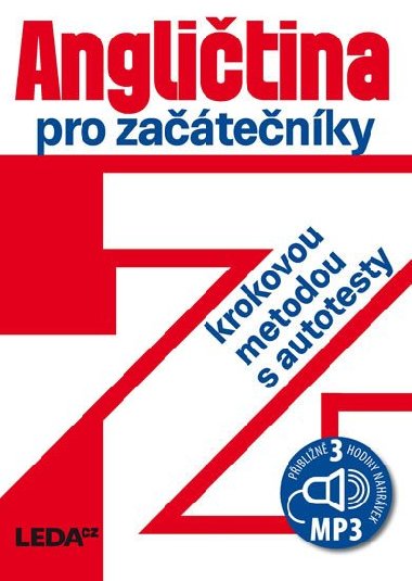 Anglitina pro zatenky krokovou metodou s autotesty + 3 CDmp3 - Ludmila Kollmannov